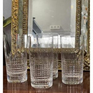 Baccarat / Set Of 4 Orangeade Glasses, Nancy Model