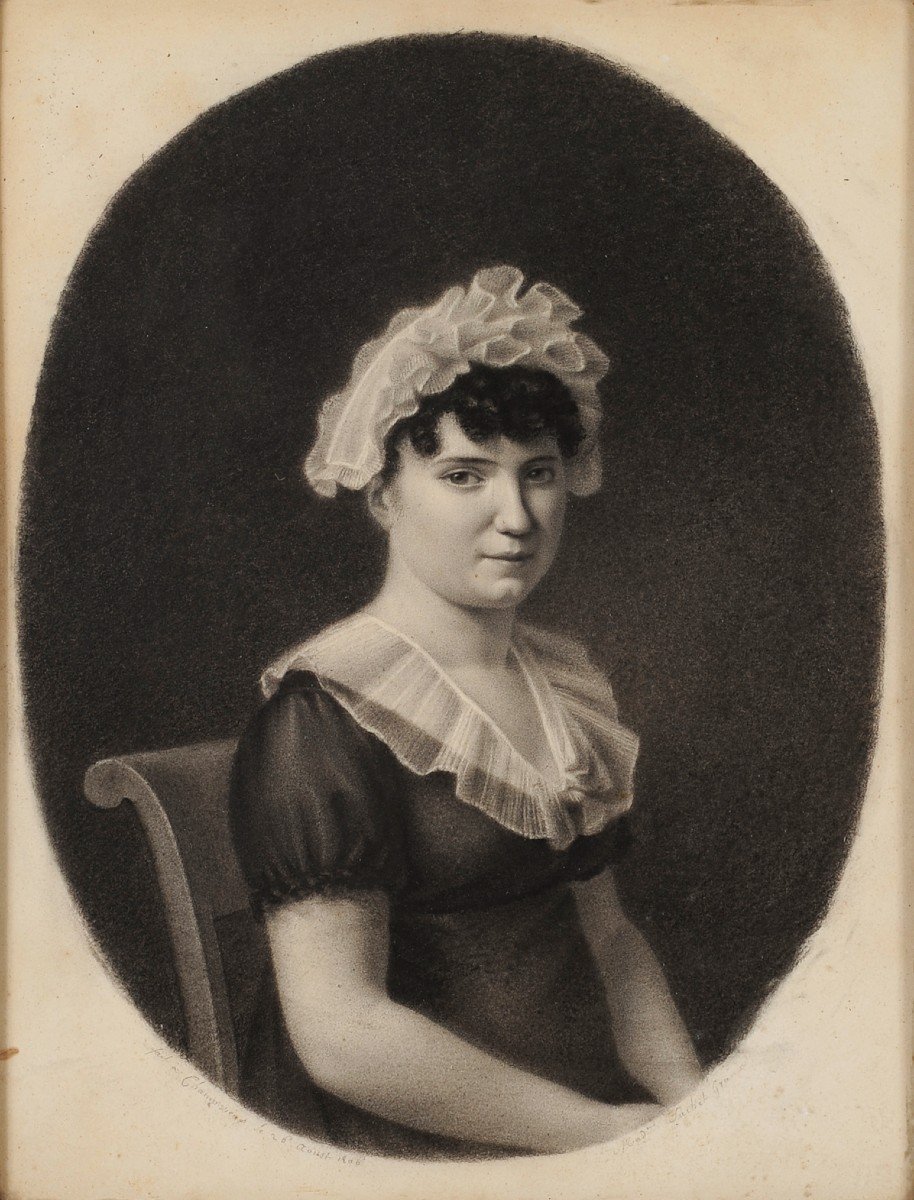 Anne-Marie Suchet-Granier (1769-1844)  Portrait de la sœur de l’artiste Lyon-photo-2