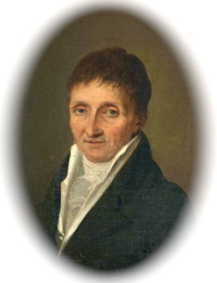 Benoît Louis Prévost (1747-1804) Presumed Portrait Of André-jacques Porchon De Bonval Oise-photo-4