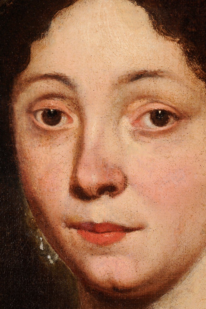 Jacob Ferdinand Voet (1639-1700) Portrait Of A Woman-photo-3