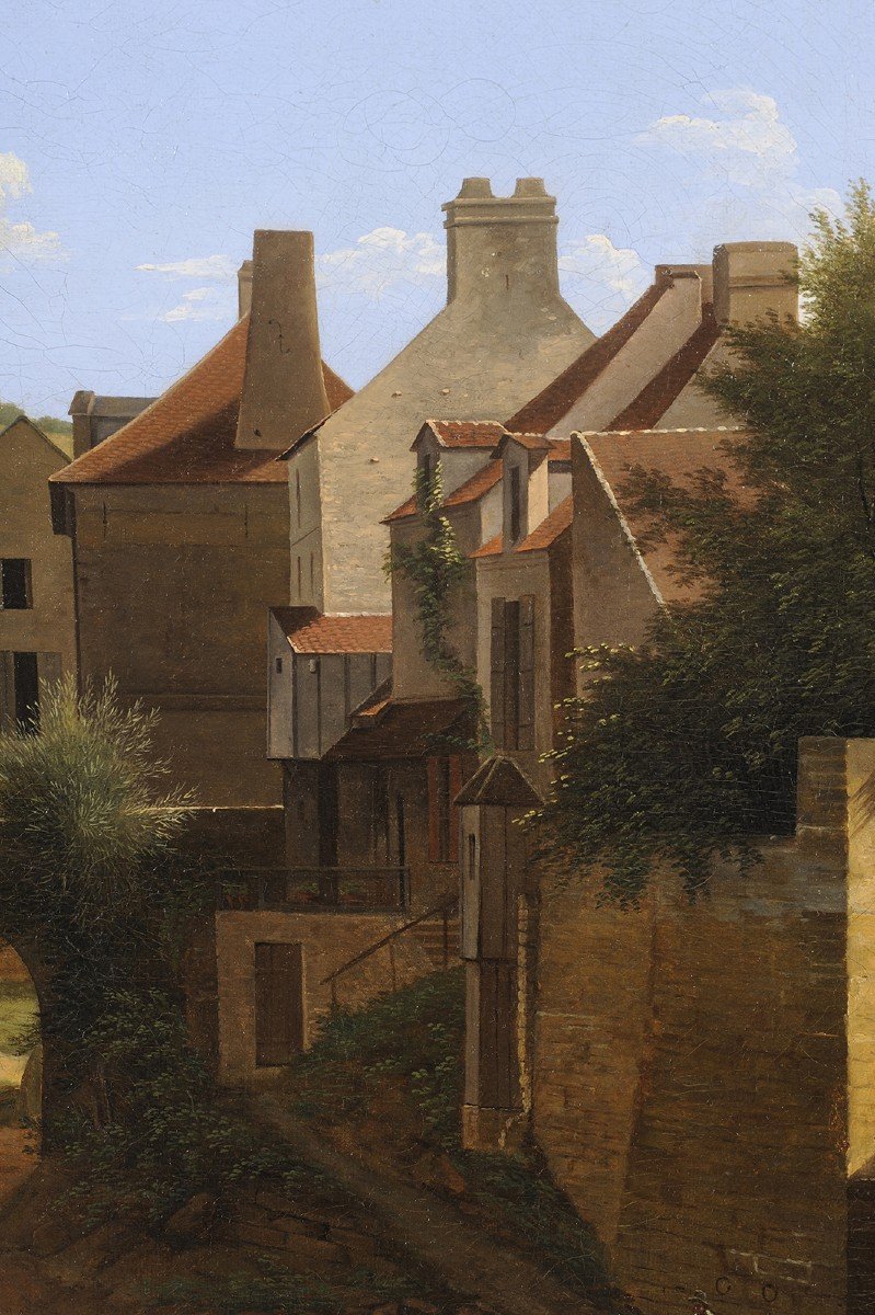 Jean-Victor Bertin (1767-1842) et atelier - Paysage d’Ile de France-photo-4