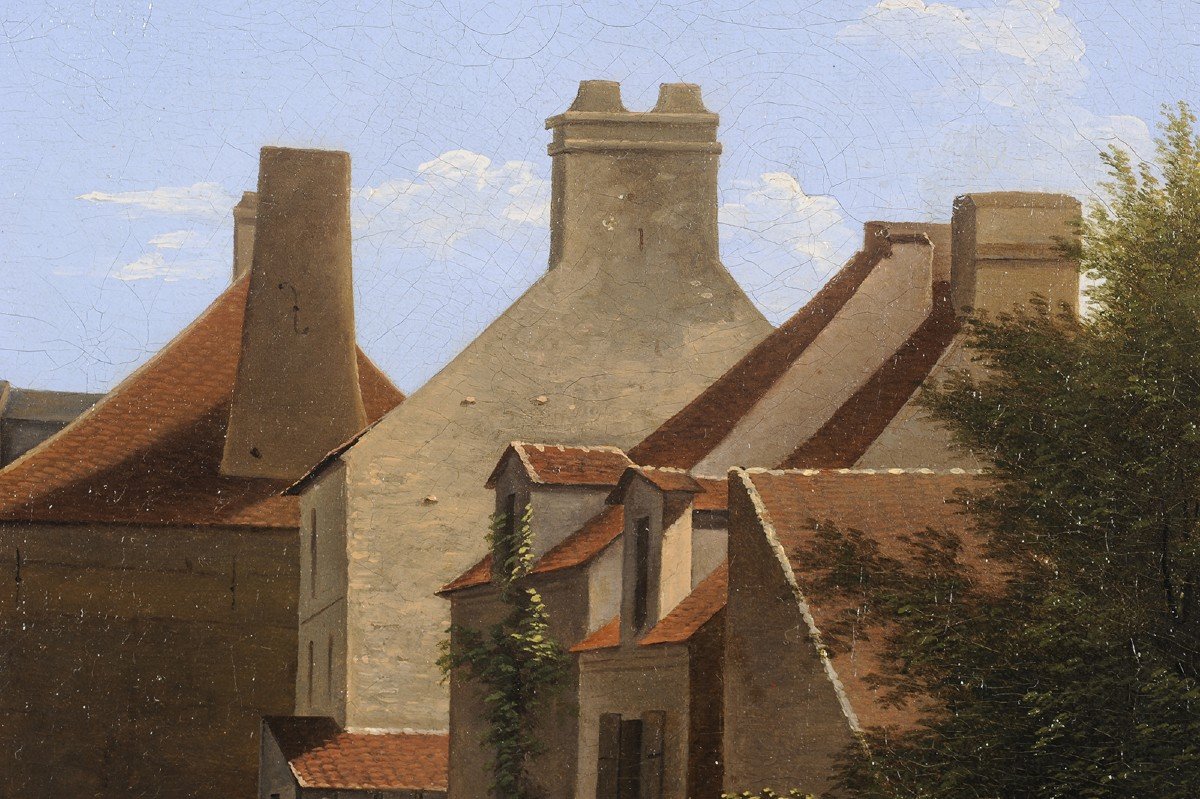 Jean-Victor Bertin (1767-1842) et atelier - Paysage d’Ile de France-photo-1