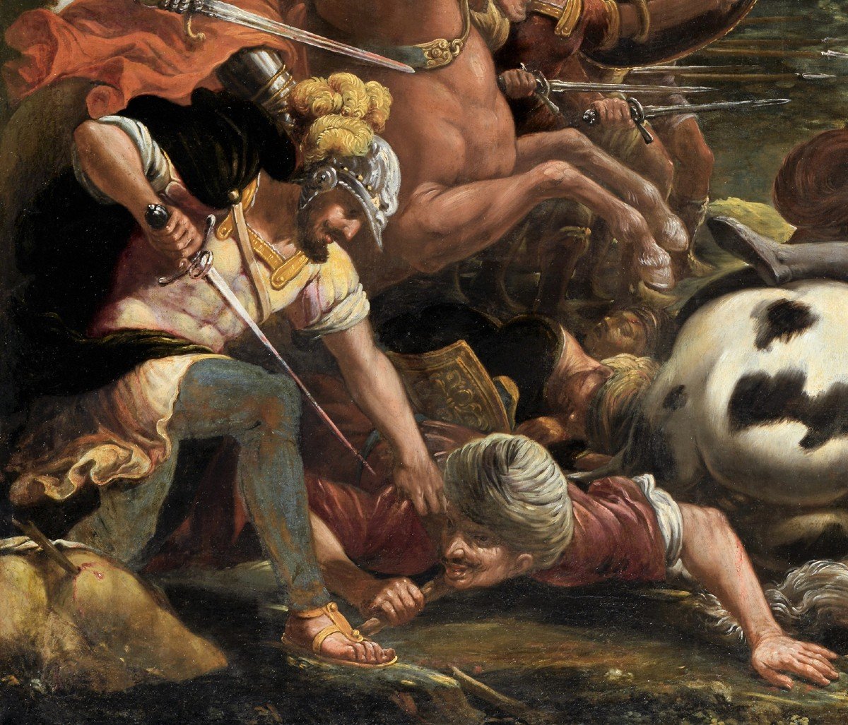 Belisario Corenzio (1558-1646) And Workshop - Saint Jacques Bullfighter At The Battle Of Clavijo-photo-1