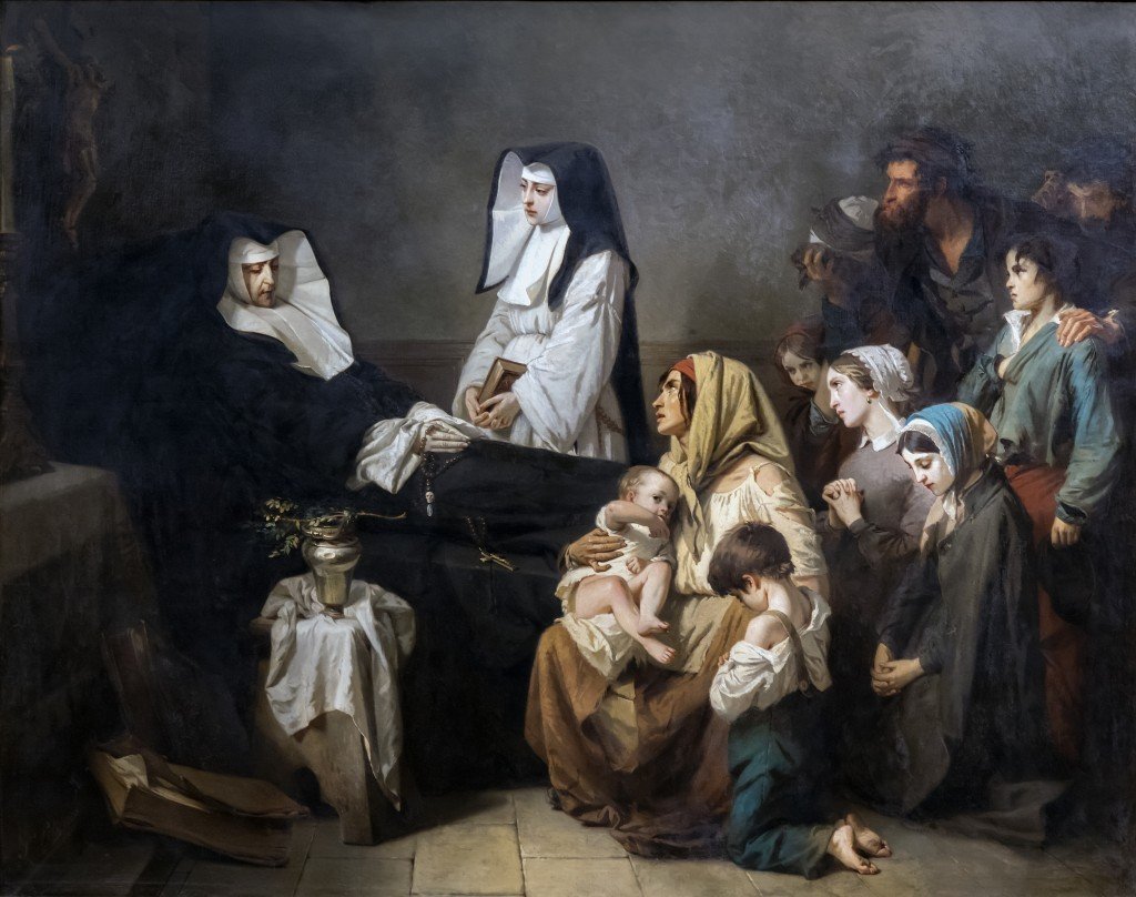 Isidore Pils (1815-1875) The Death Of A Sister Of Religious Charity-photo-4