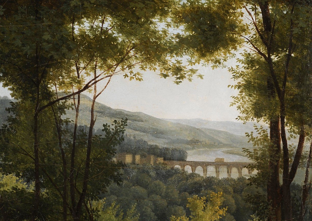 Alexandre-hyacinthe Dunouy (1757-1841) View Taken In The Park Of Saint-cloud-photo-3