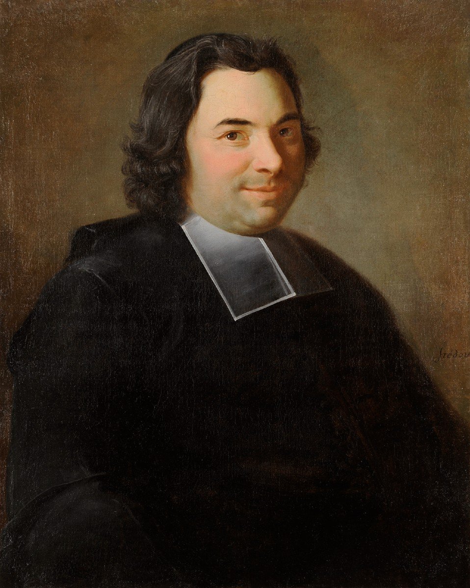Jean-Martial Frédou (1710-1795) Portrait d'un ecclésiastique
