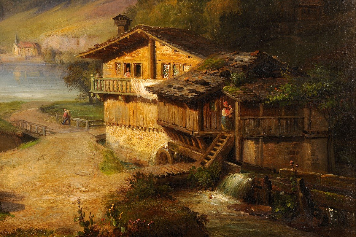François-edmé Ricois (1795-1881) Mount Pilatus Switzerland Pilatus Lucerne Luzern-photo-3