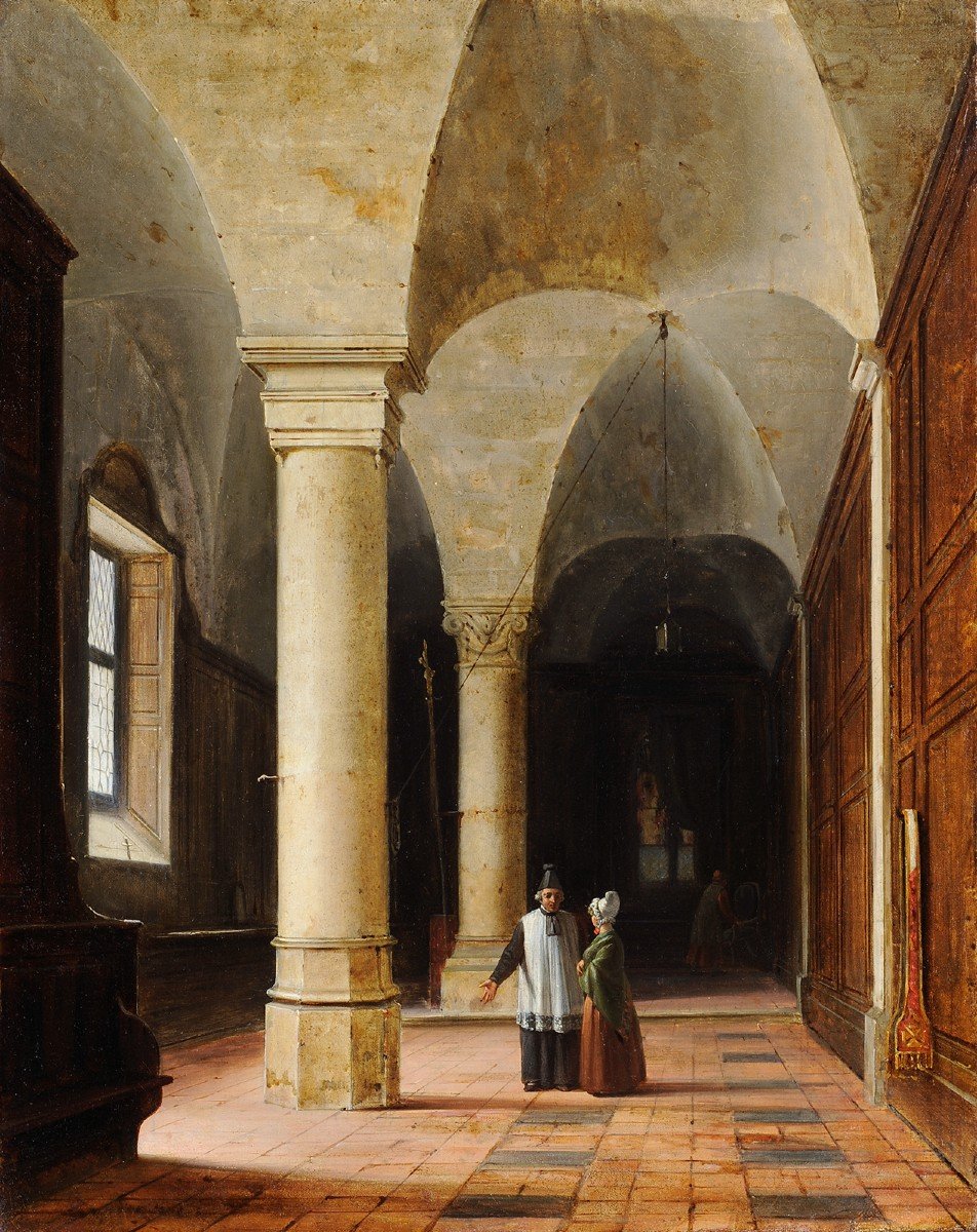Charles Arrowsmith (1798-1833) Interior Of Sacristy