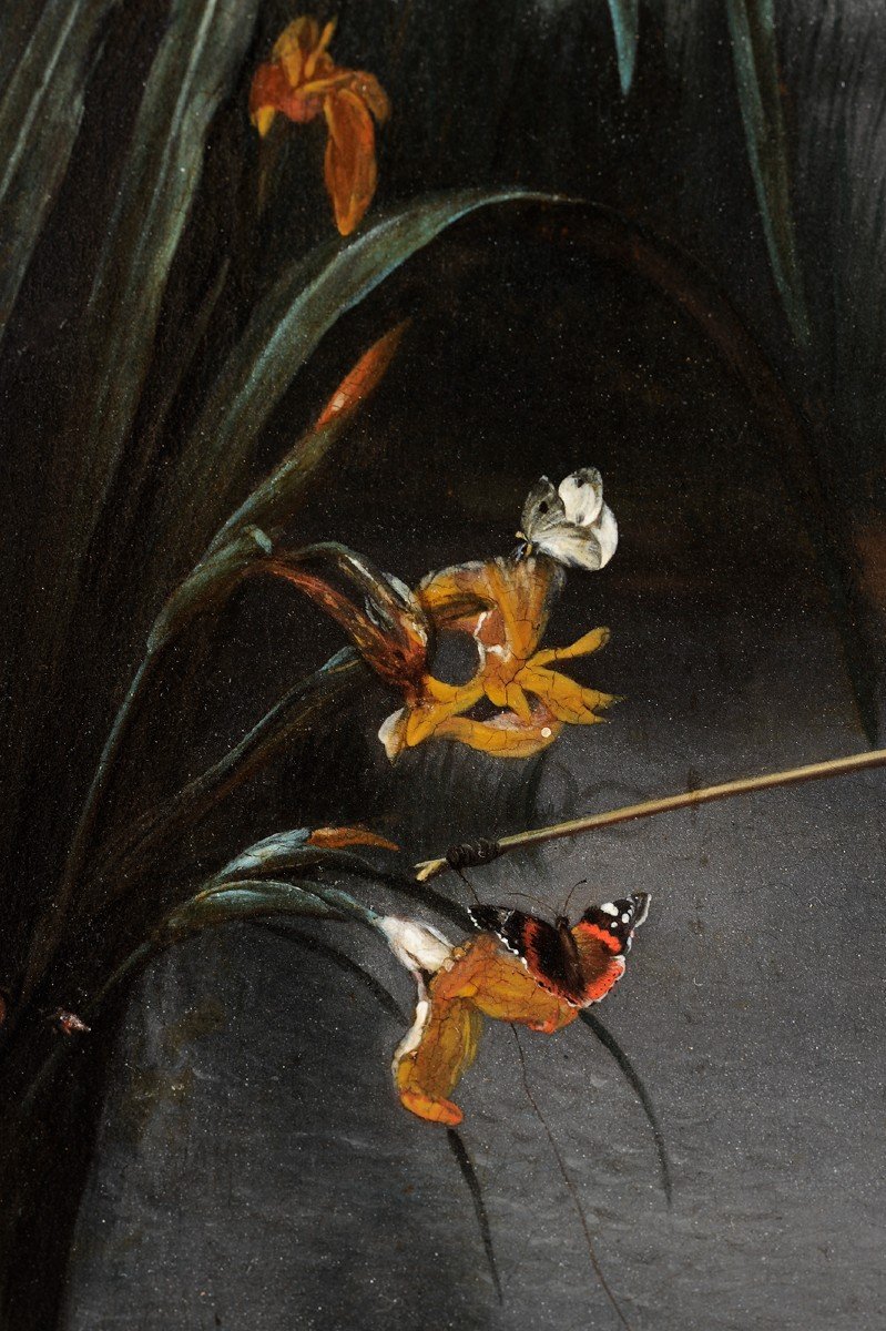 Att. à Godfried Schalken (1643-1706) Jeune pêcheur à la ligne Schalcken-photo-1