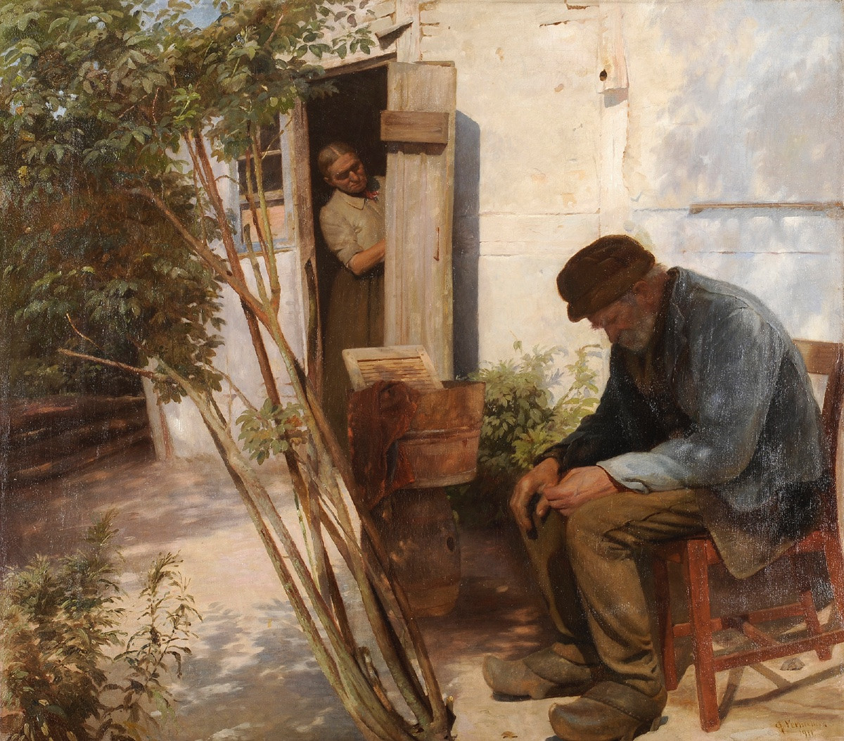 Gustav Vermehren (1863-1931) Rest Denmark Danish School-photo-2
