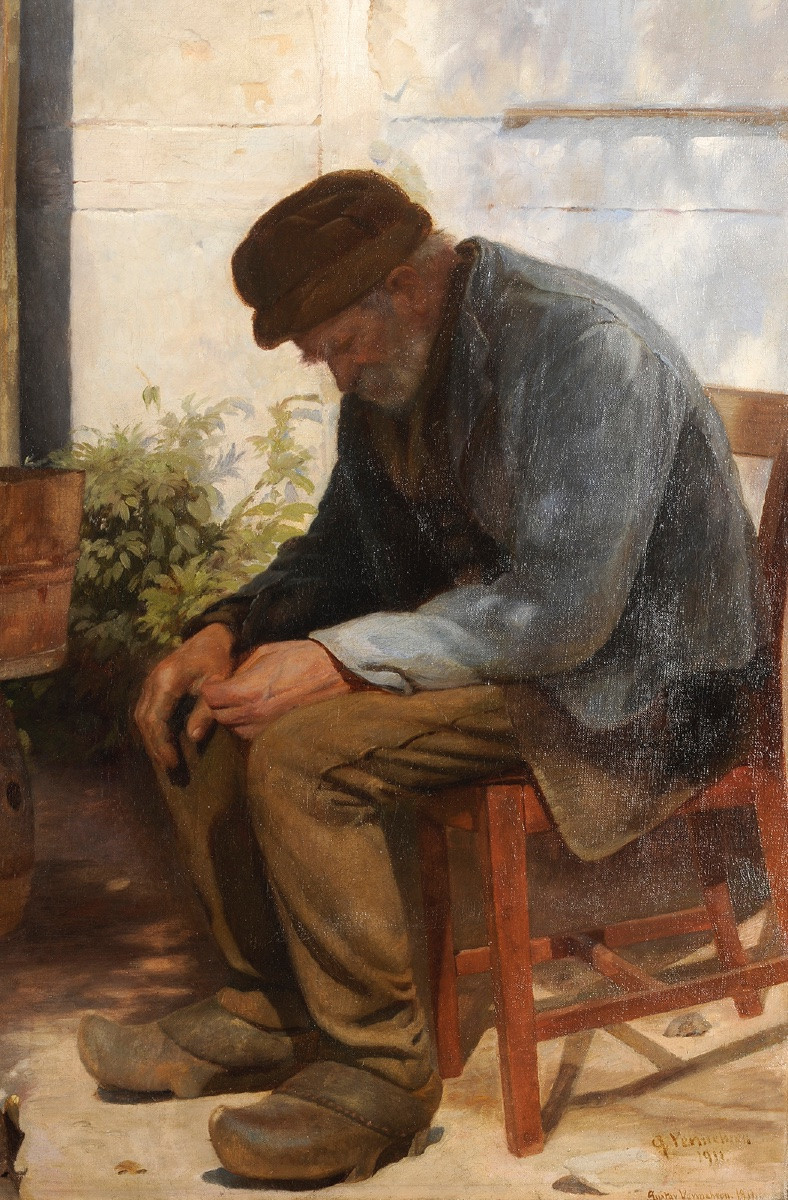 Gustav Vermehren (1863-1931) Rest Denmark Danish School-photo-4