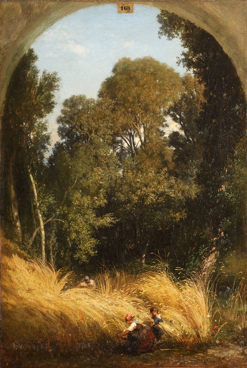 Émile Lambinet (1813-1877) La moisson-photo-2