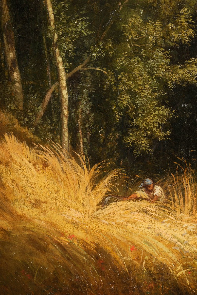 Émile Lambinet (1813-1877) La moisson-photo-1