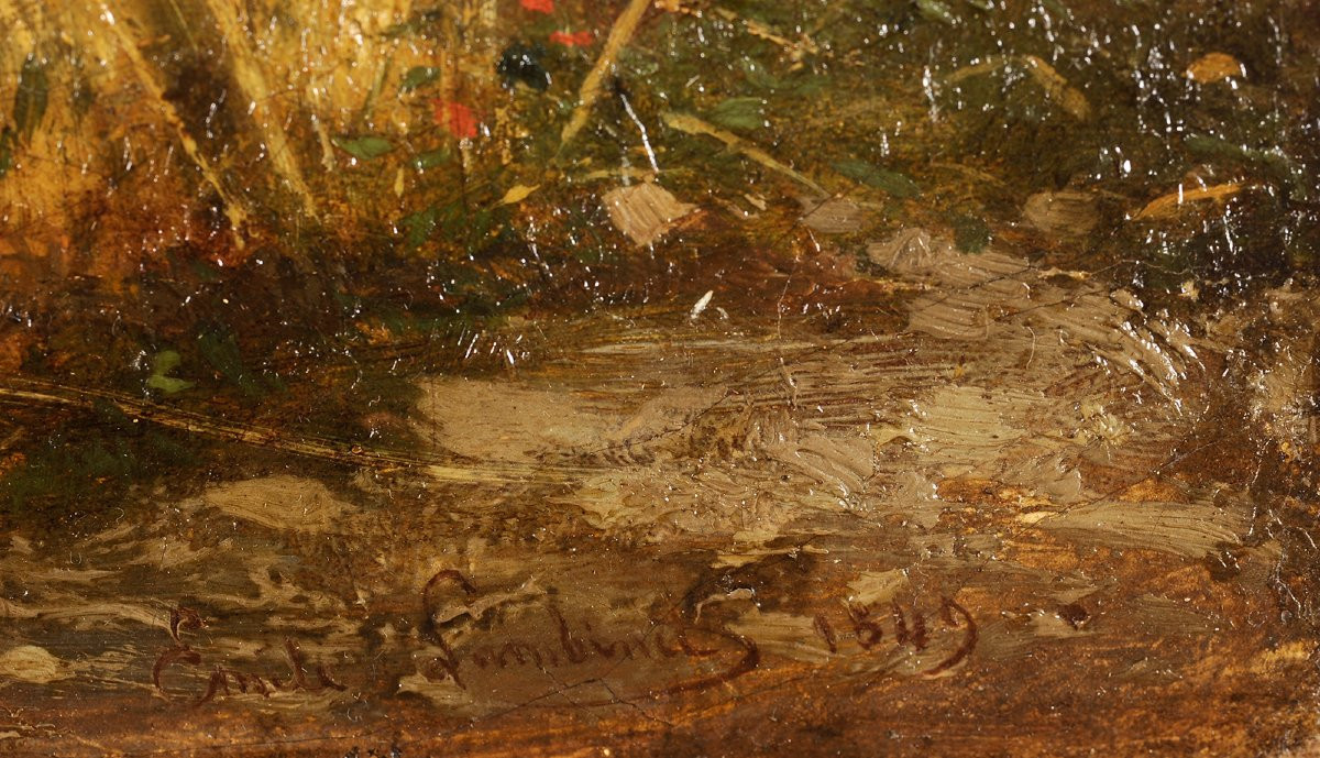 Émile Lambinet (1813-1877) La moisson-photo-2