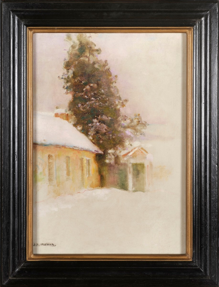 Jules-alexis Muenier (1863-1942) A Winter Morning In The Snow