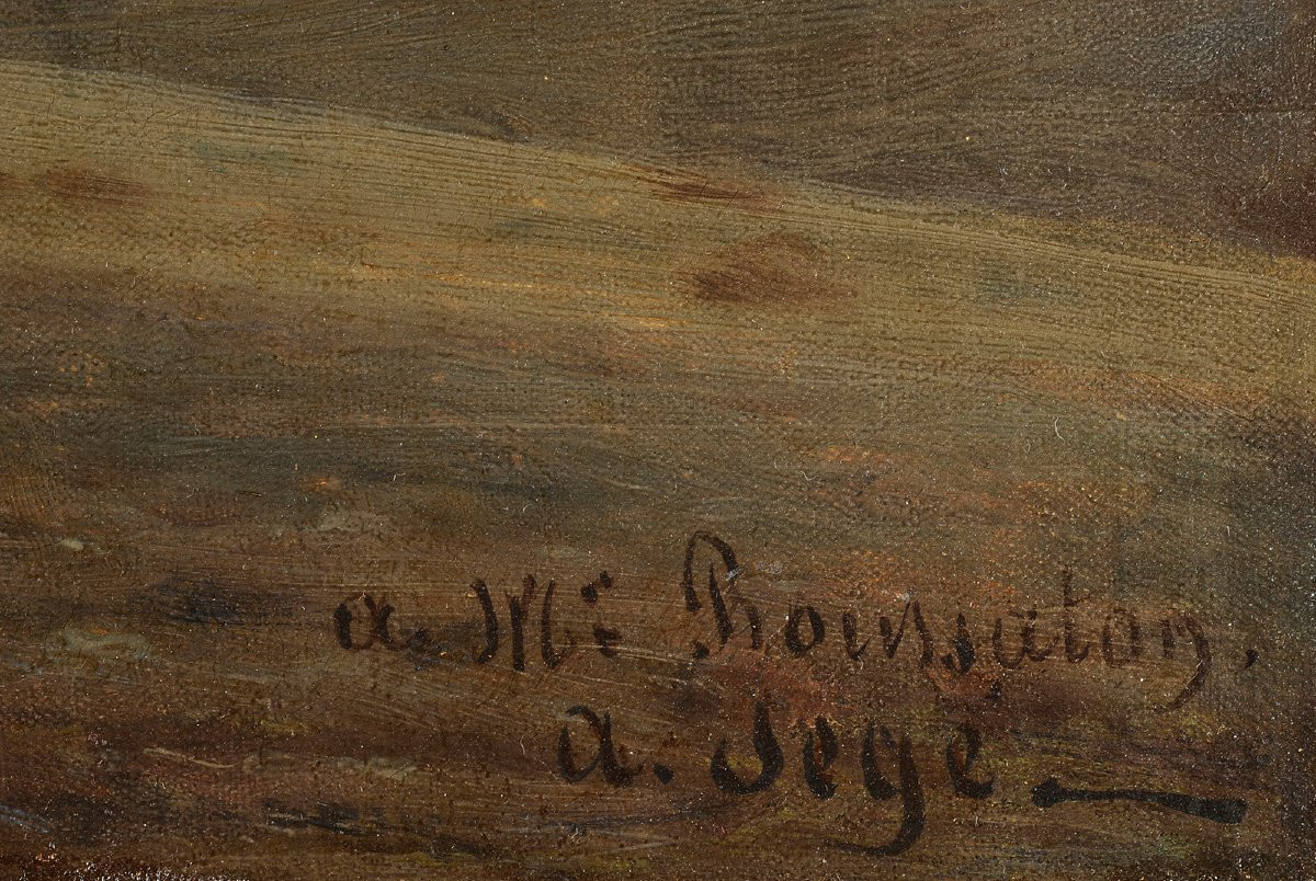 Alexandre Ségé (1819-1885) The Crows, Plain Of Chartres-photo-4