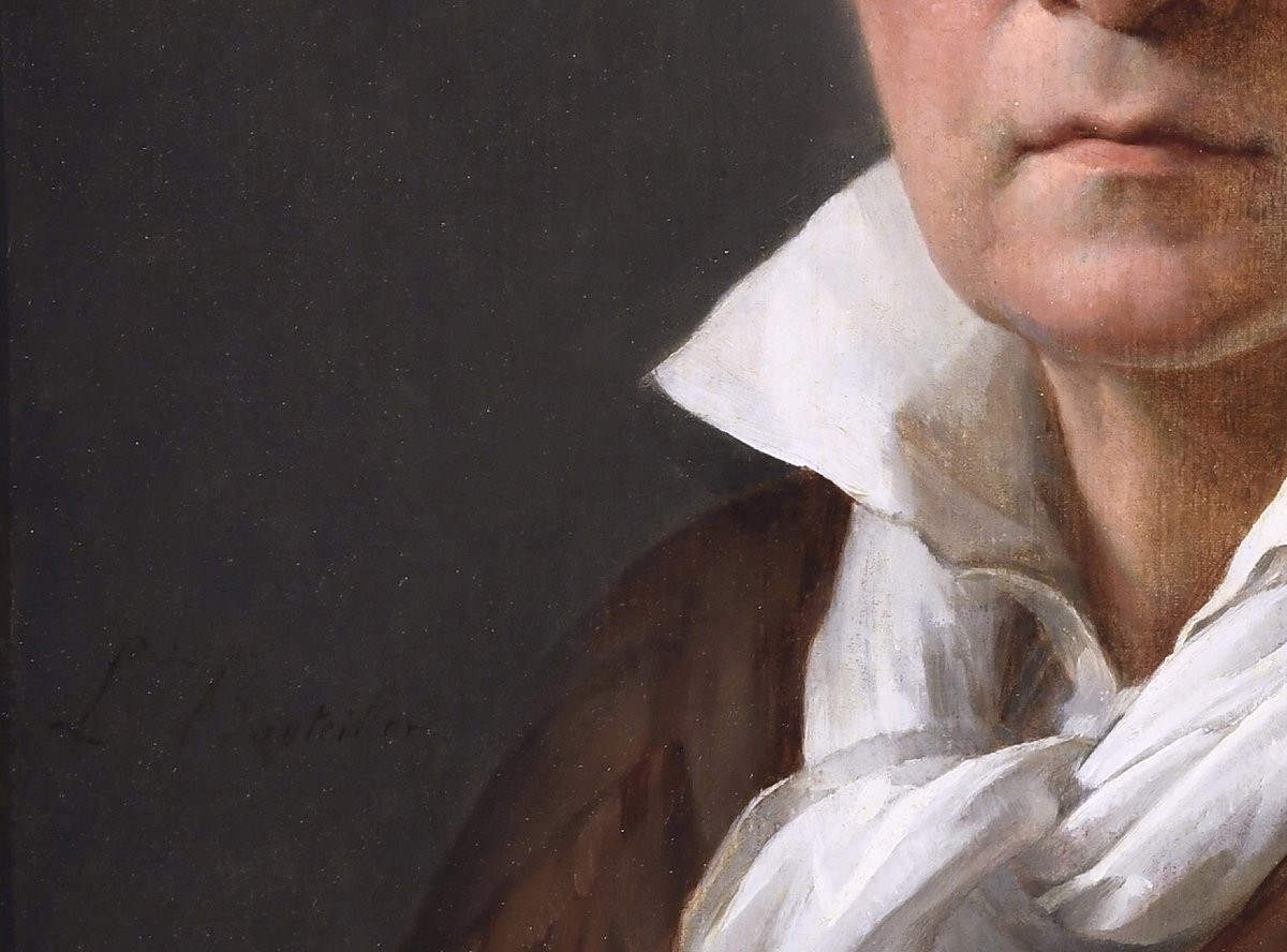 Louise Bouteiller (1783-1828) Portrait de l’acteur J Mauduit dit Larive de la Comédie-Française-photo-1