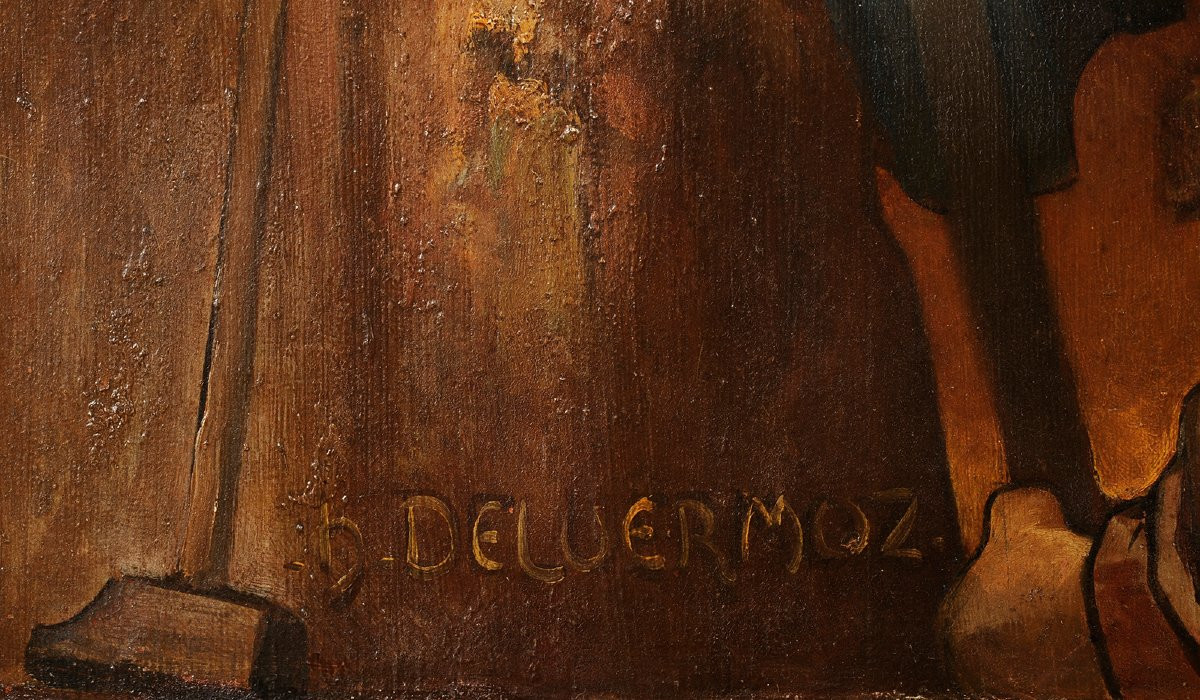 Henri Deluermoz (1876-1943) At The Blacksmith Horse Riding-photo-3