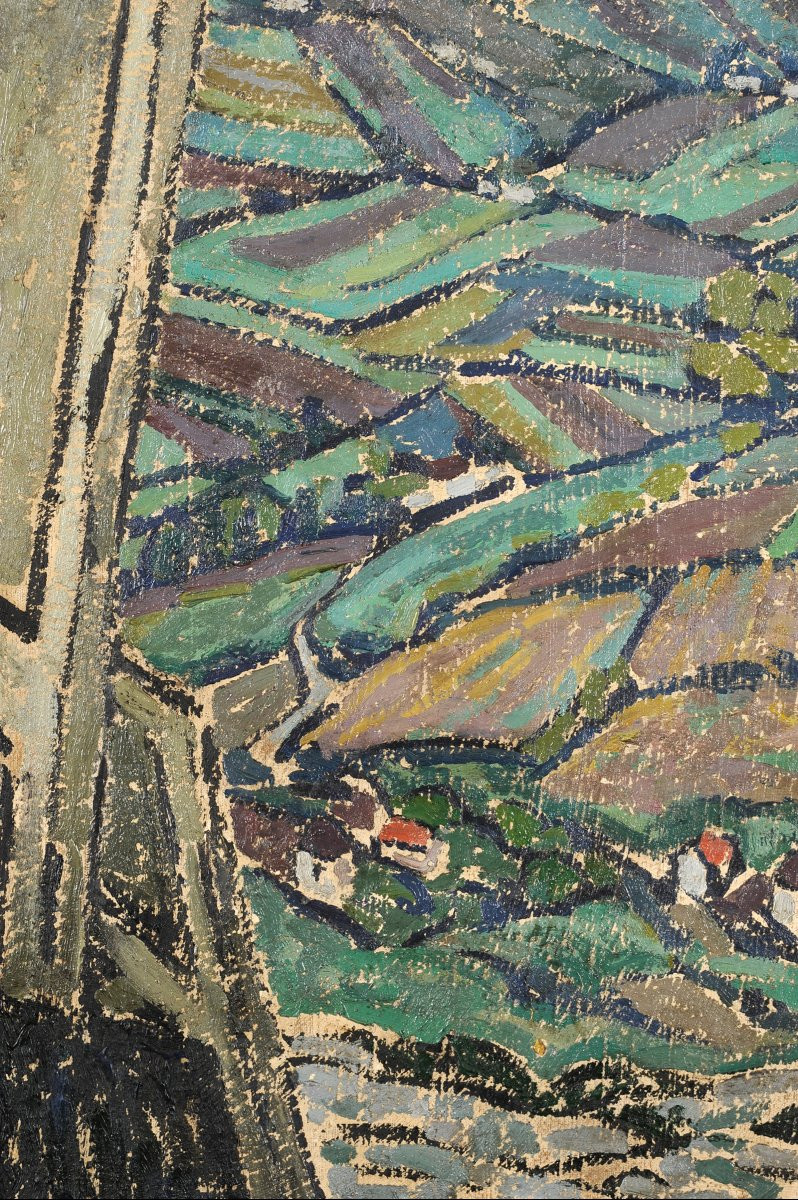 Jac Martin-ferrières (1893-1972) Self-portrait Sketch For "the Painter"-photo-4