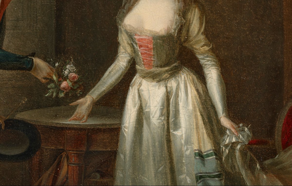 Jean-simon Fournier (late 18th Century) The Bouquet Offered And The Bouquet Accepted-photo-3