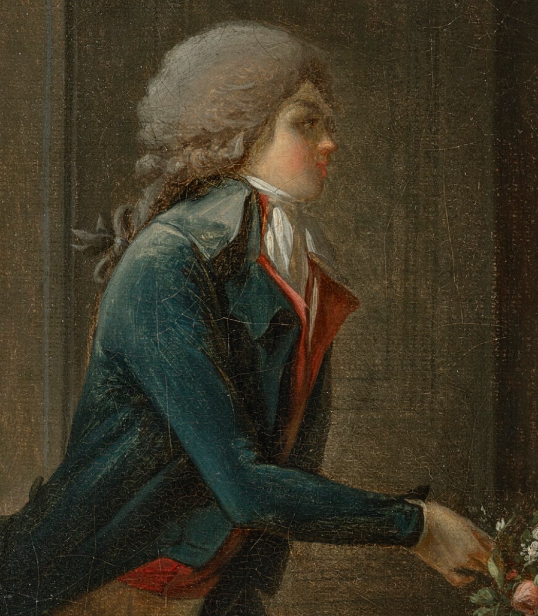 Jean-simon Fournier (late 18th Century) The Bouquet Offered And The Bouquet Accepted-photo-1