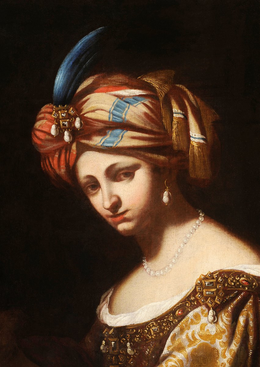 Salome And The Head Of Saint John The Baptist - Italian School, Late 17th Century-photo-3