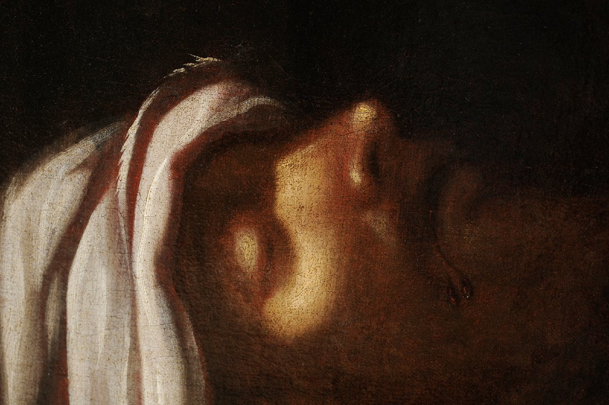 Salome And The Head Of Saint John The Baptist - Italian School, Late 17th Century-photo-3