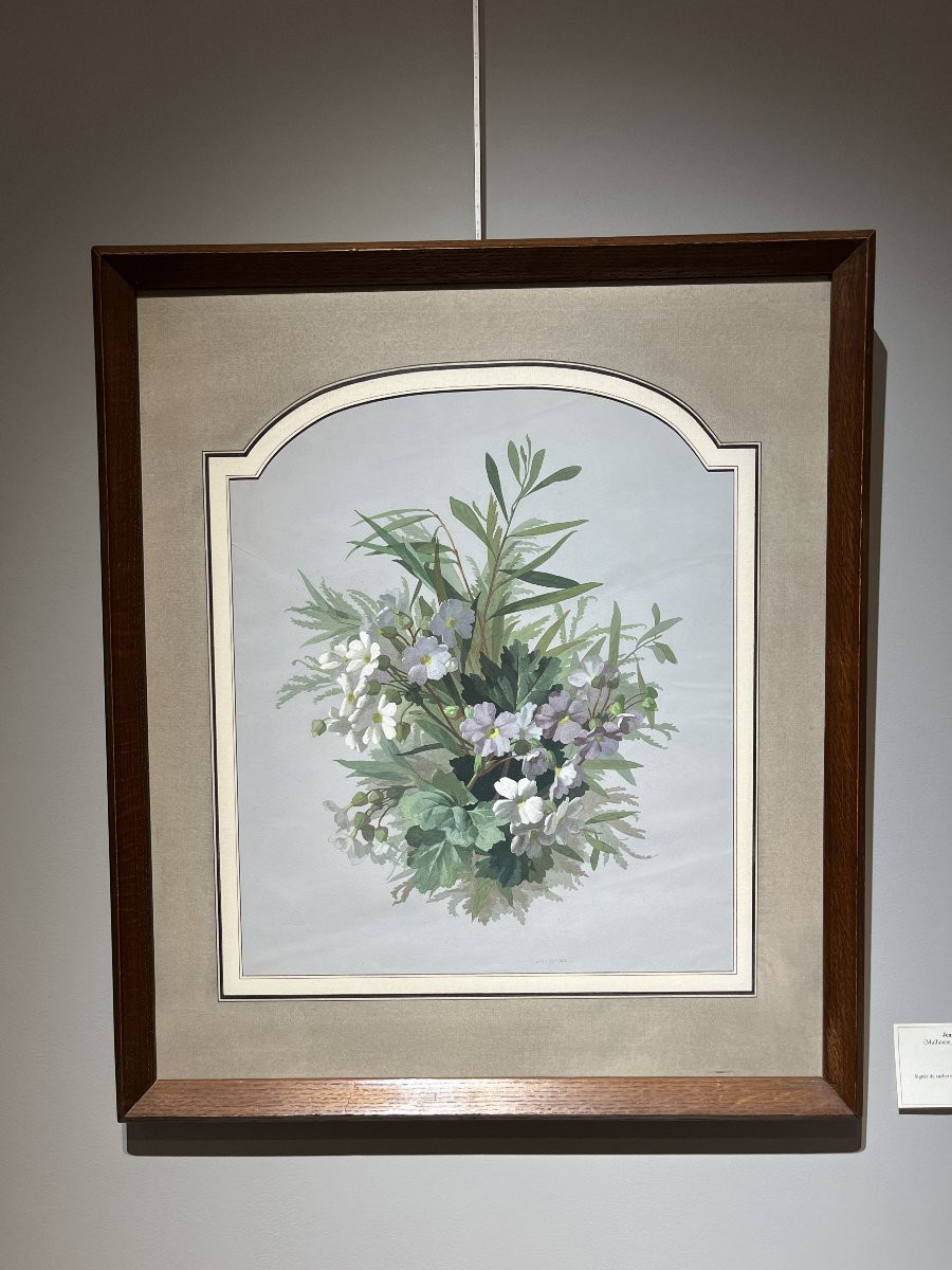 Jean Benner (1836-1906) Floral Composition Flowers-photo-2