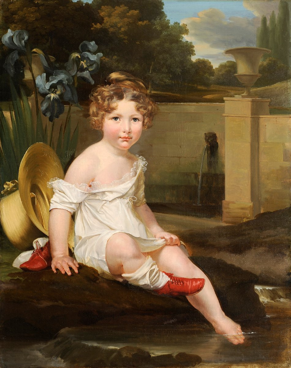 Bernard Gaillot (1780-1847) Portraits Of Two Sisters-photo-3