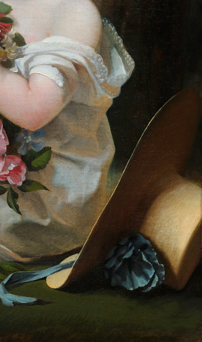 Bernard Gaillot (1780-1847) Portraits Of Two Sisters-photo-6