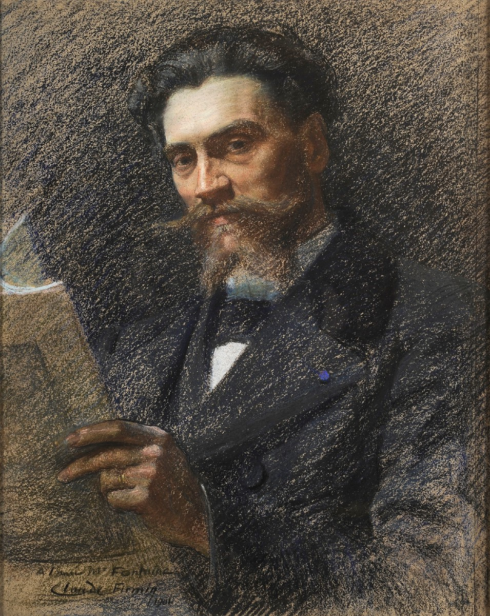 Claude Firmin (1864-1944) Portrait de l’industriel et mécène Arthur Fontaine Avignon