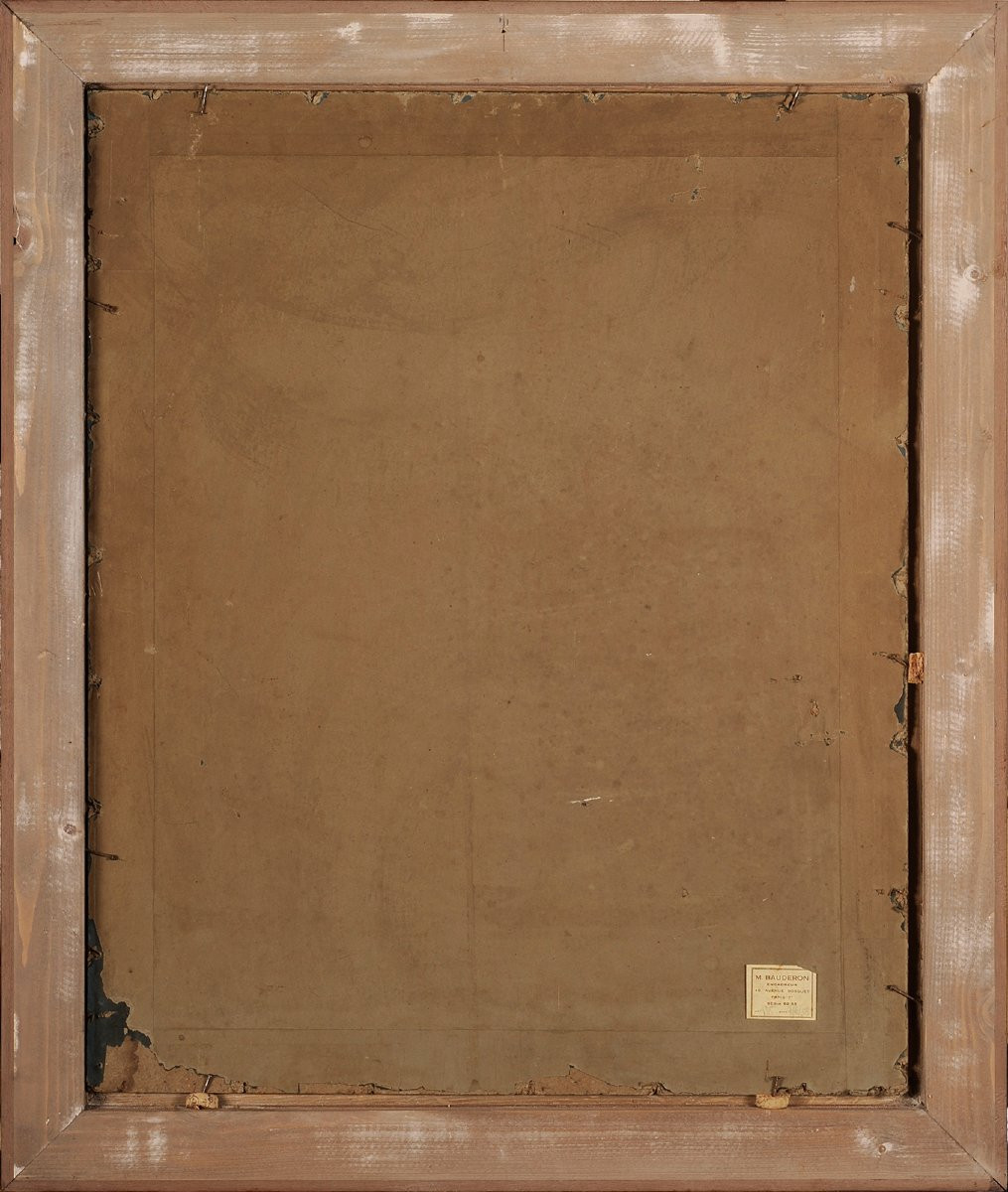 Antoine Louis Manceaux (1862-1939) The Sculptor Jean-paul Aubé And The Statue Of Shakespeare-photo-2