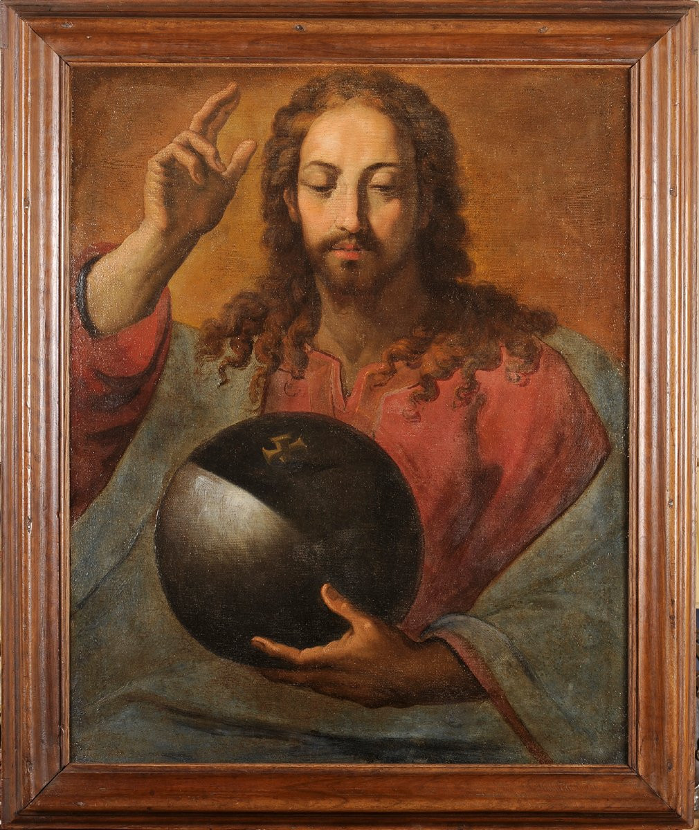 Hendrick Ter Brugghen (workshop Of) (1588-1629) Salvator Mundi-photo-2