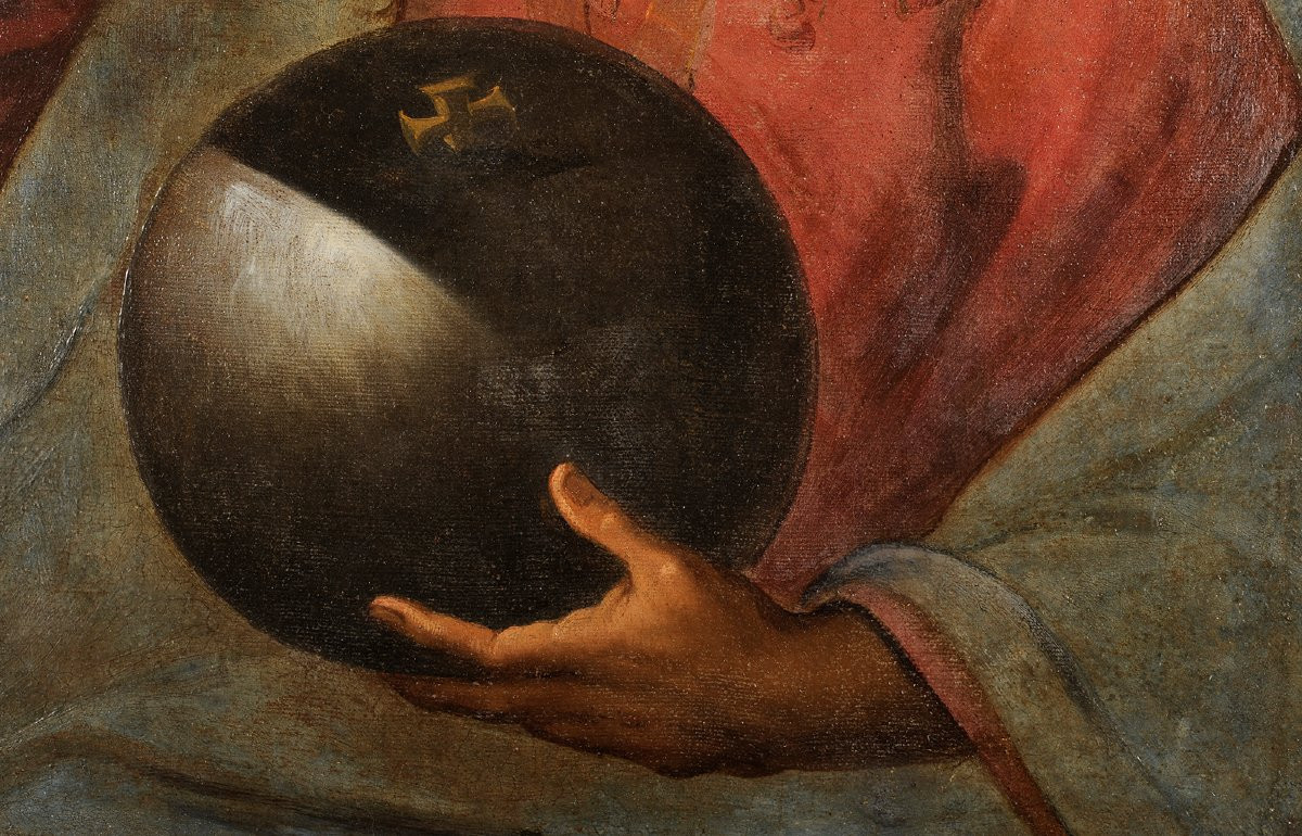 Hendrick Ter Brugghen (workshop Of) (1588-1629) Salvator Mundi-photo-4