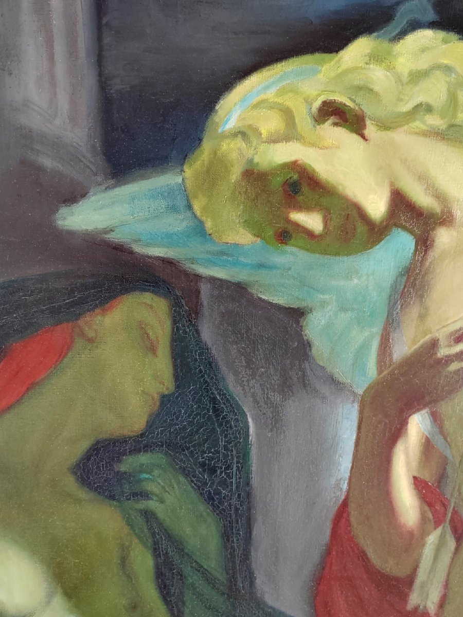 Maurice Siodeau (1916-1944) Prix De Rome 1943 - Eros And Psyche - Cholet-photo-4