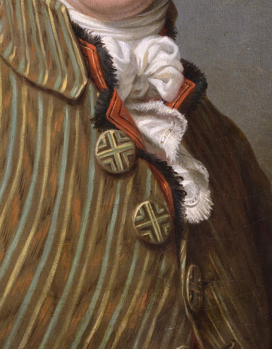 Antoine Vestier, Attested (1740-1824) Portrait Of A Man During The Revolution-photo-4