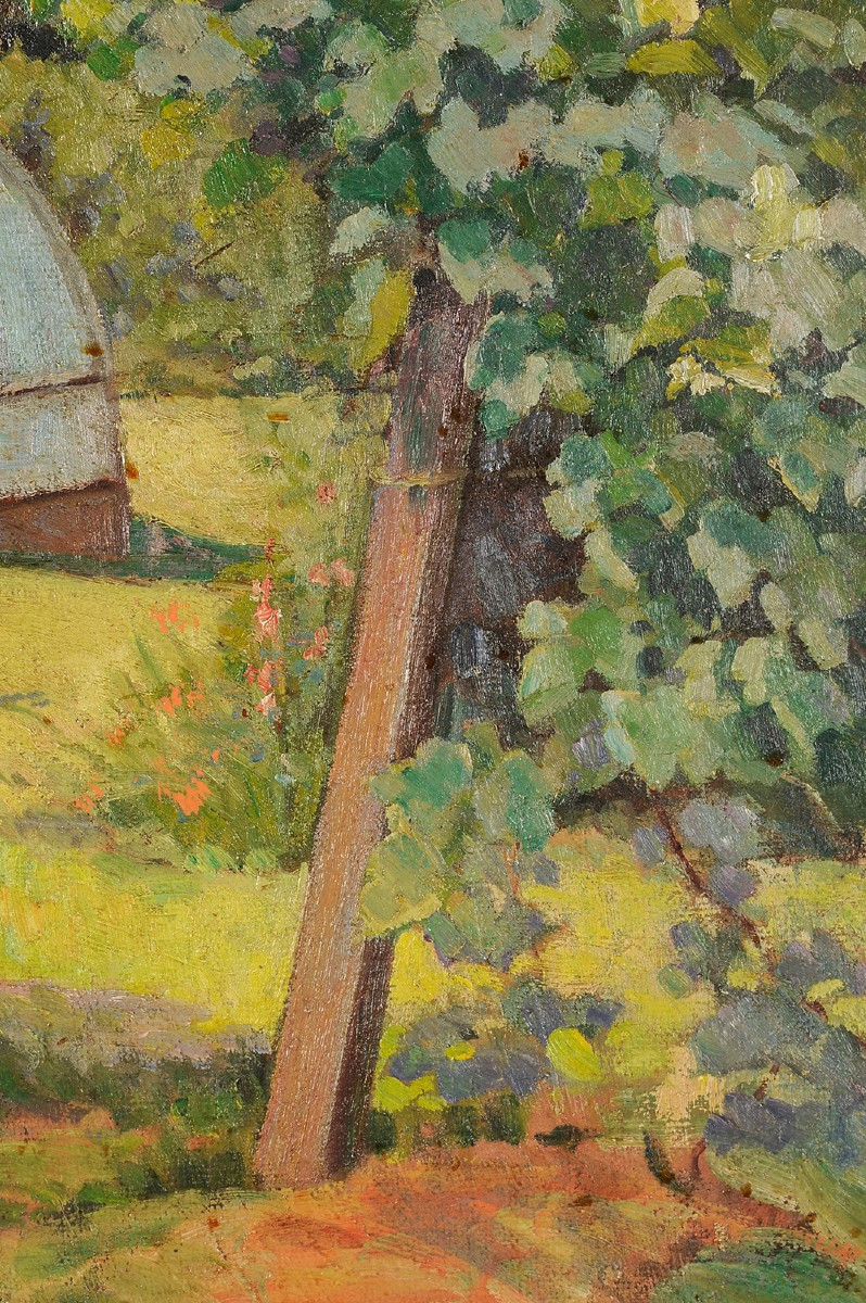 Wilhelmine Pio-olesen (1881-1963) L’entrée De La Serre - Danmark-photo-3