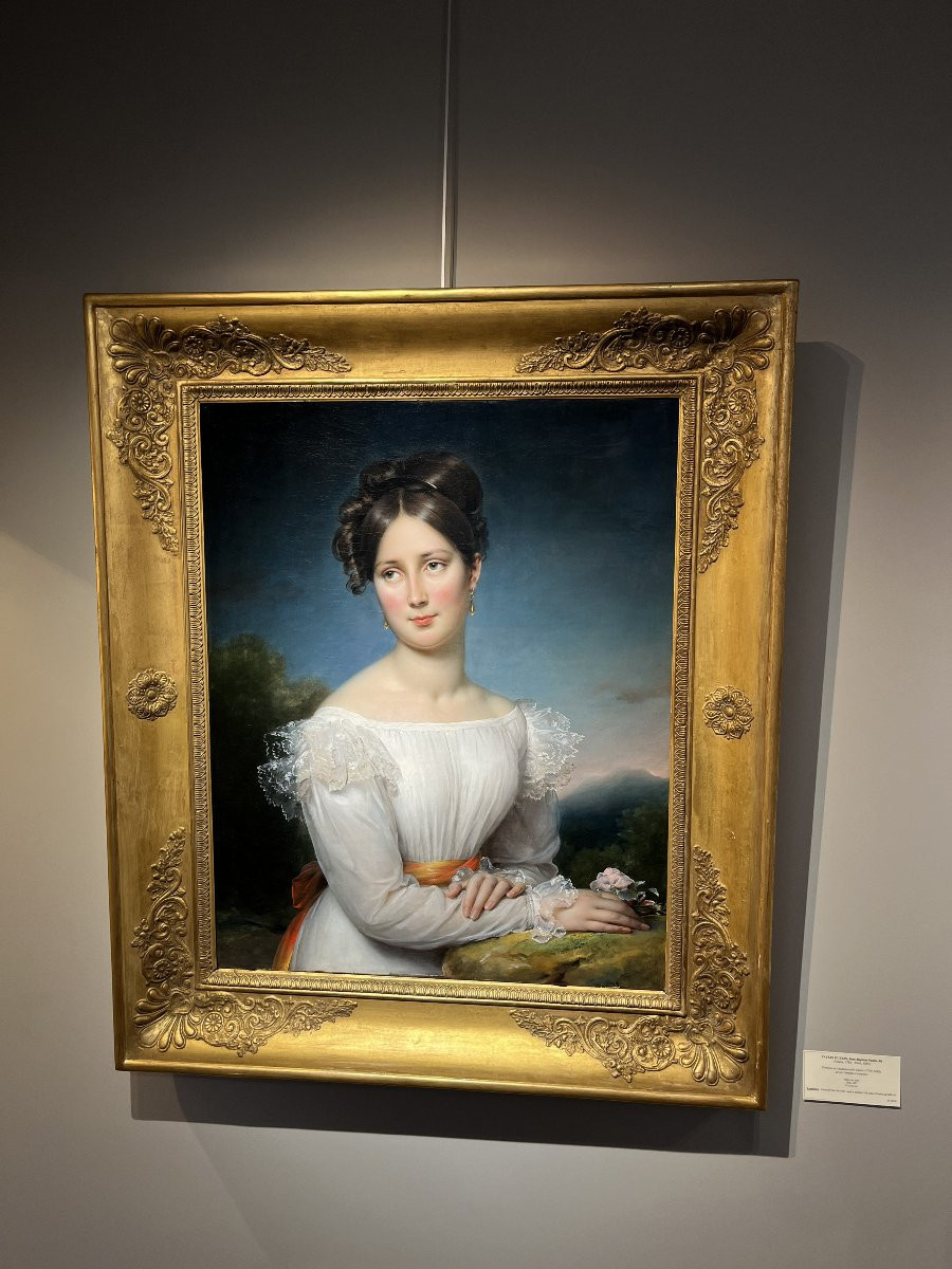 Paulin-guérin (1783-1855) Portrait Of Mademoiselle Mante (1799-1849) Of The Comédie Française-photo-3