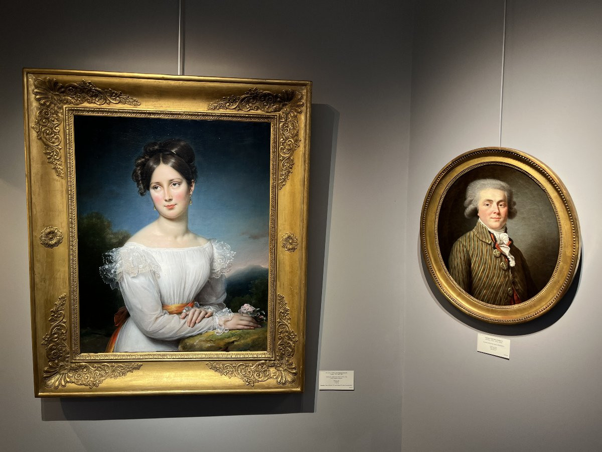 Paulin-guérin (1783-1855) Portrait Of Mademoiselle Mante (1799-1849) Of The Comédie Française-photo-4