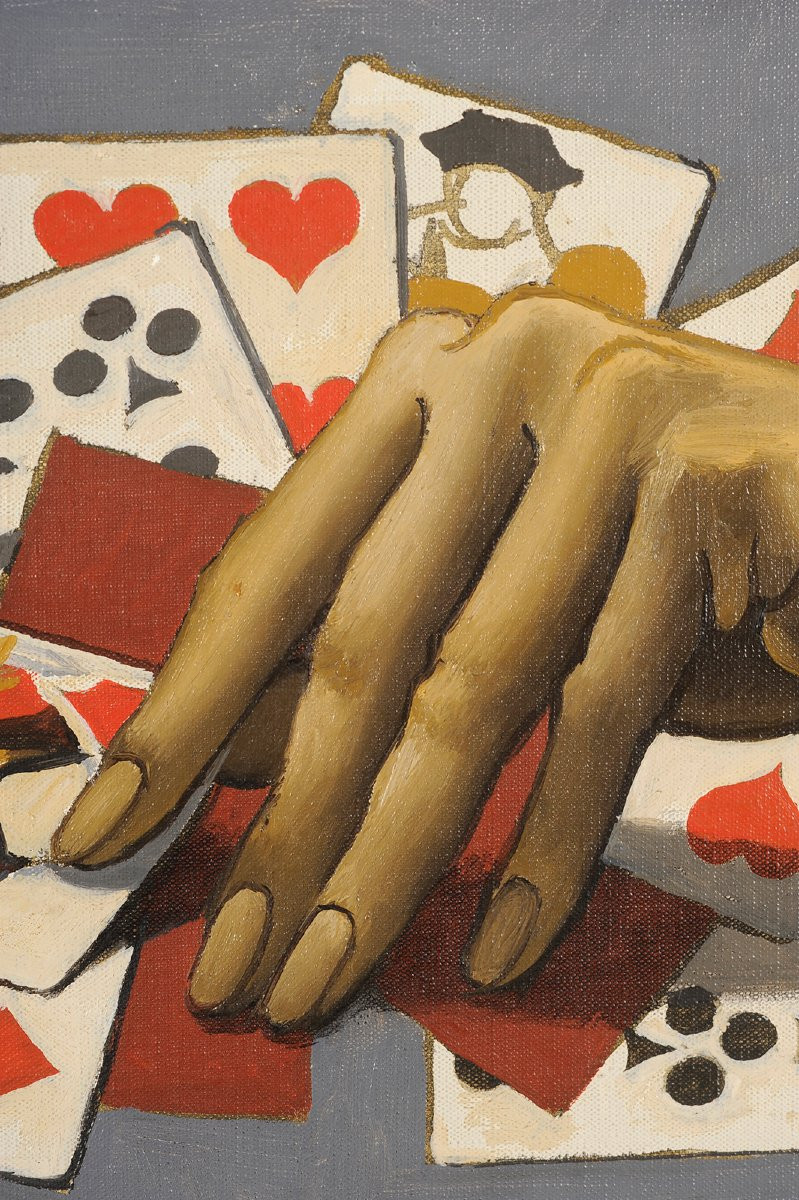 Georges Rohner (1913-2000) La partie de cartes-photo-3