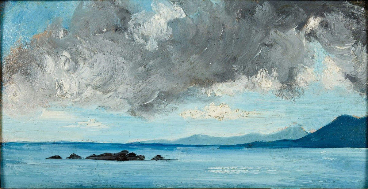Etude de ciel et de mer - Ecole Française vers 1860
