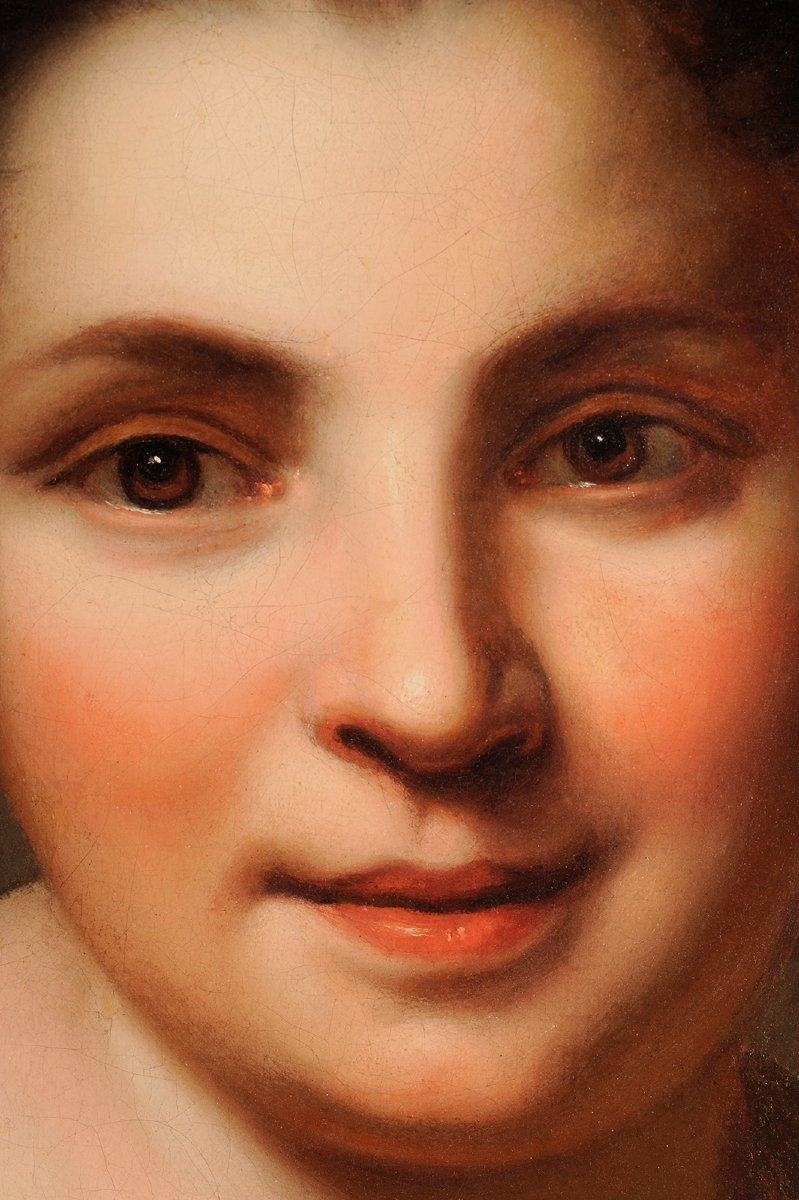 Jean-baptiste Santerre (1651-1717) The Cabbage Cutter - Portrait Of A Woman-photo-3