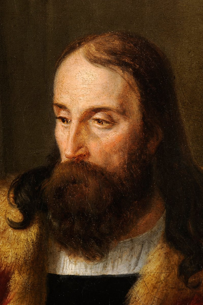 Portrait de Léonard de Vinci ? - Ecole française vers 1840 -photo-4