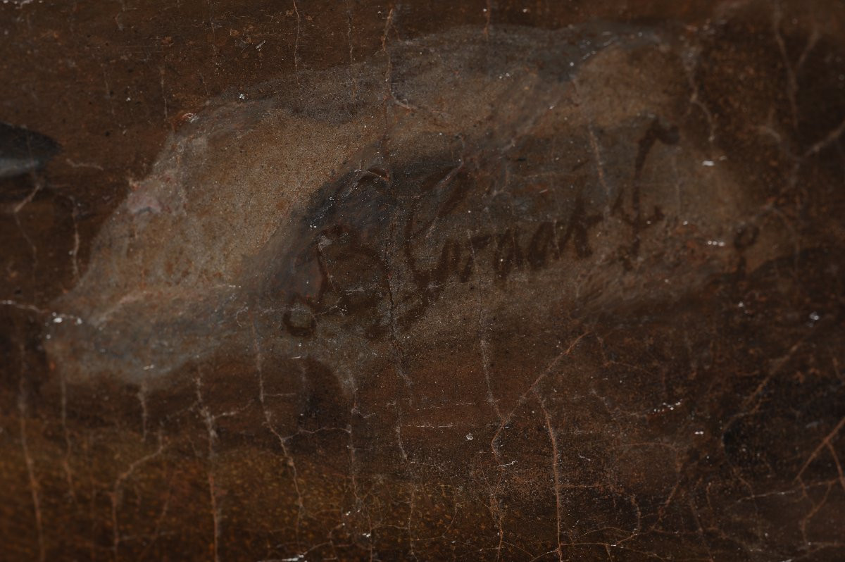 Barend Graat (1628-1709) Diane chasseresse et ses chiens nu Chasse-photo-3