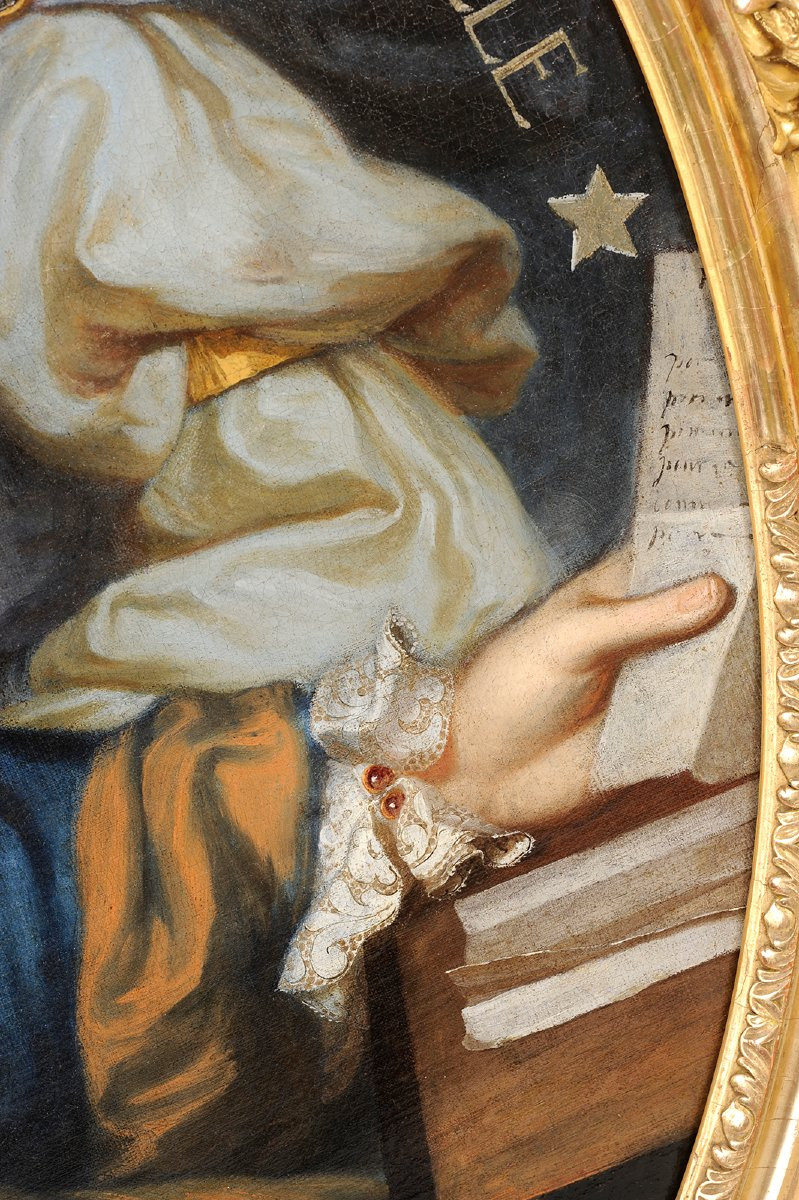 Jean-baptiste Santerre (1651-1717) Portrait Of A Couple-photo-1