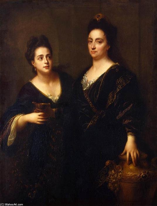 Jean-baptiste Santerre (1651-1717) Portrait Of A Couple-photo-3