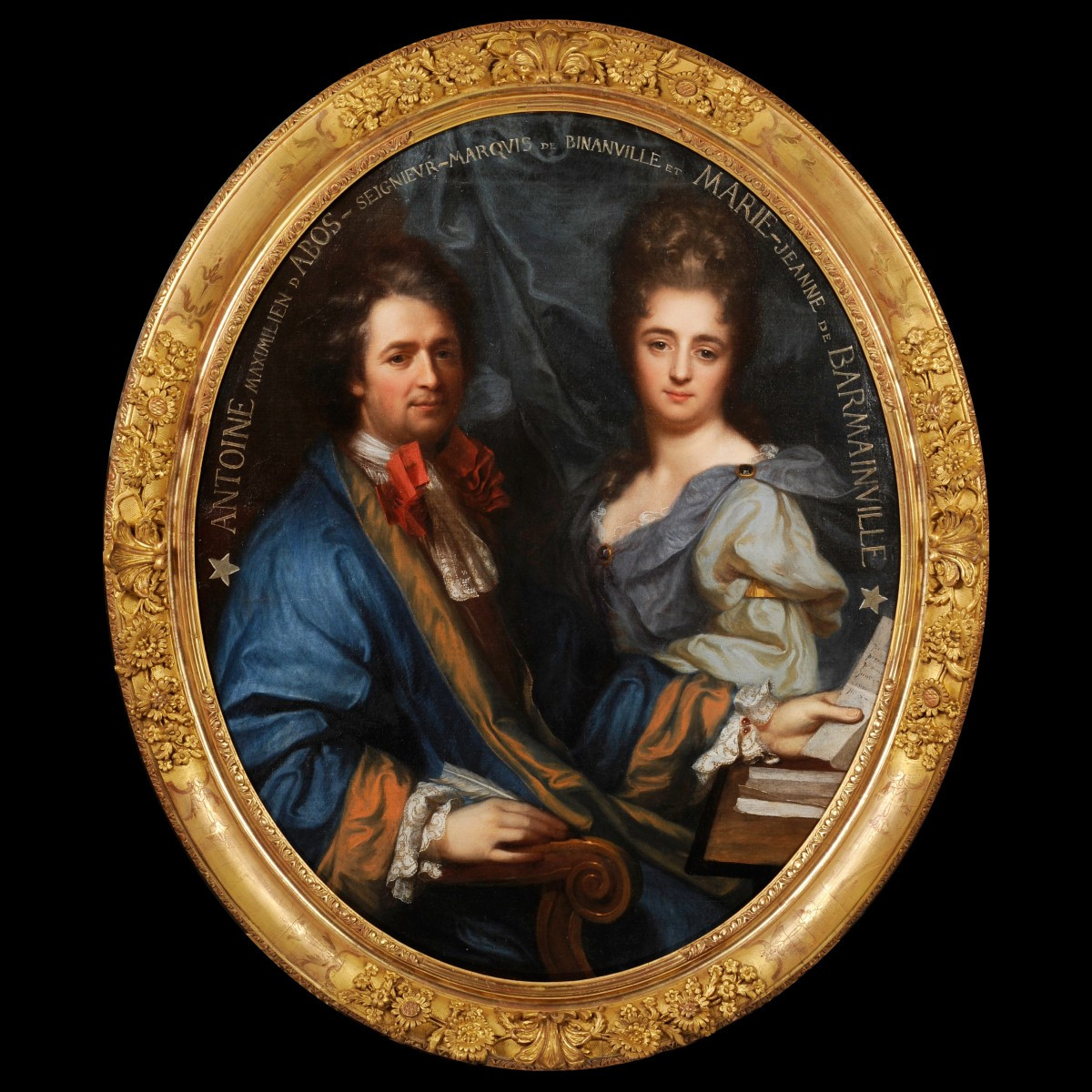 Jean-baptiste Santerre (1651-1717) Portrait Of A Couple