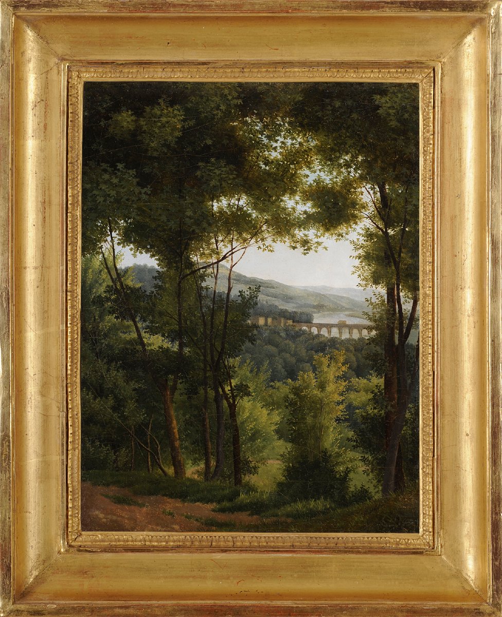 Alexandre-Hyacinthe Dunouy (1757-1841) Vue prise dans le parc de Saint-Cloud-photo-2
