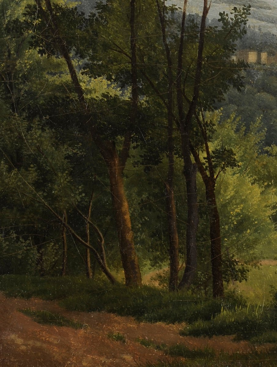 Alexandre-Hyacinthe Dunouy (1757-1841) Vue prise dans le parc de Saint-Cloud-photo-4