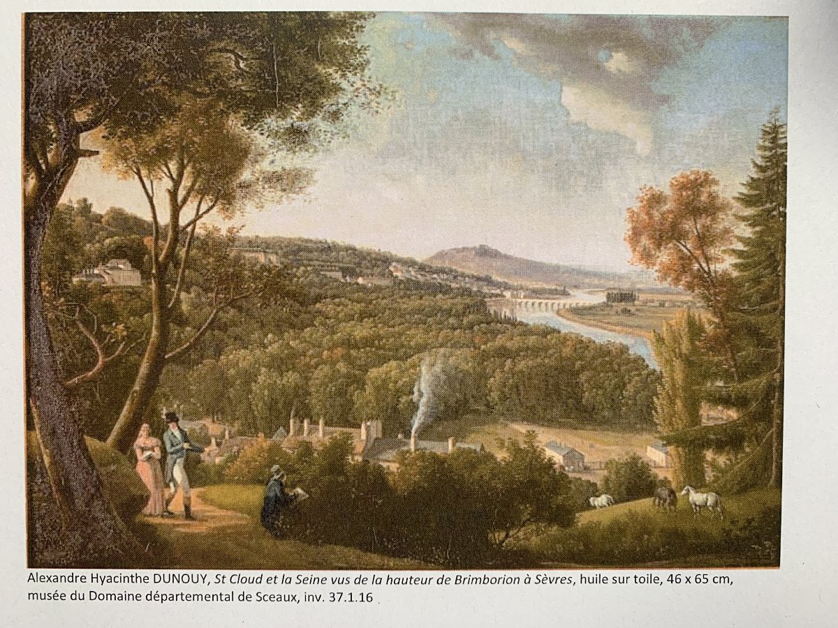 Alexandre-Hyacinthe Dunouy (1757-1841) Vue prise dans le parc de Saint-Cloud-photo-2